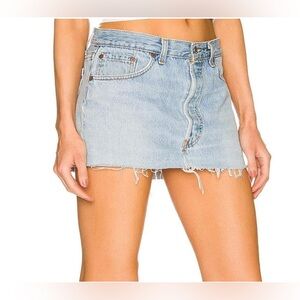 EB Denim Vintage Micro Mini Skirt